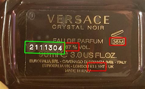 clg versace code|check versace perfume authenticity.